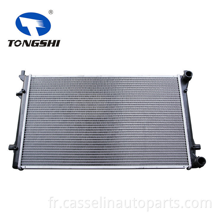 Radiateur de voiture en aluminium pour VOLKSWAGEN TOURAN 1.6-2. OEM 1K0.121.251P-F-E fabrication aluminium de radiateur de voiture